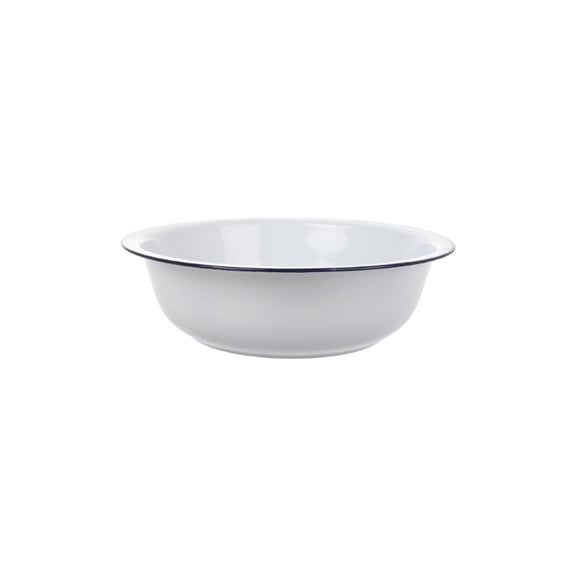 Zecic Enamel Coated Cooking Bowl Scratch Proof Design Enamelware For Mixing Ingredient Dishwasher Safe Kitchen Tool