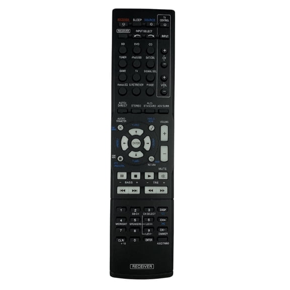 Zecic Family Friendly Universal Remote Control Simple Button ABS Texture Long Service