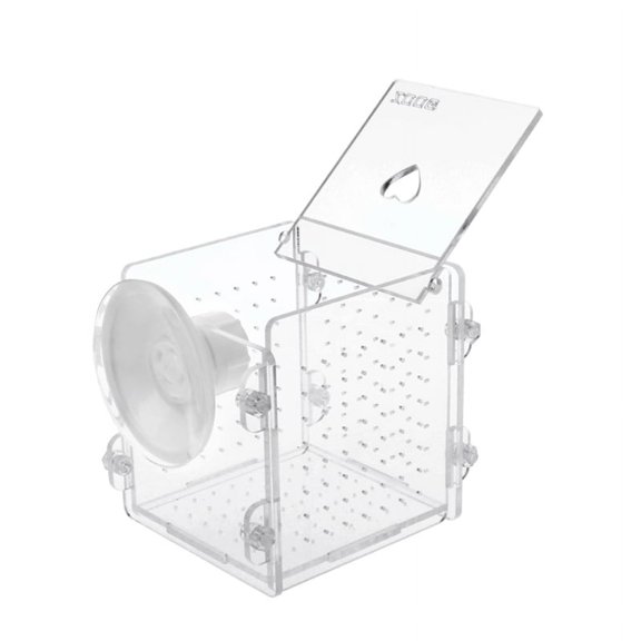 Zecic Fish Separation Breeder Box Acrylic Transparent Fish for Tank Mini Isolation Box