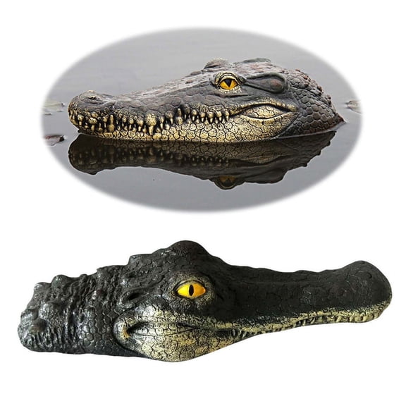 Zecic Floating for Crocodile for Head Water Decoy Simulation Realistic Alligator Pond