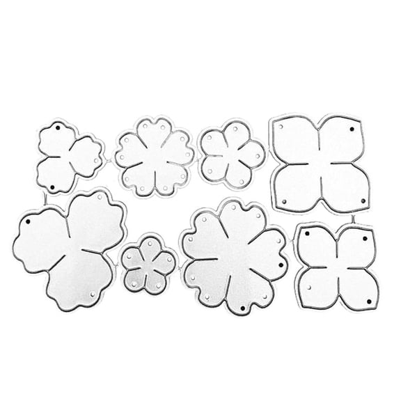 Zecic Floral Embossing Die Cuts for Birthday Card Gift Card Making DIY Scrapbooking
