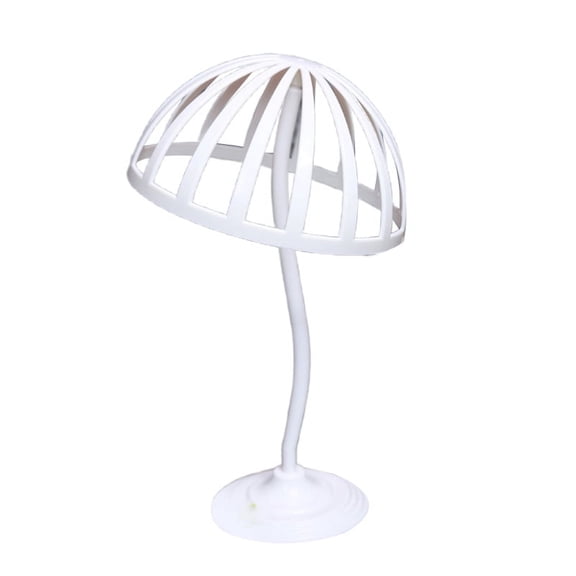 Zecic Freestanding Wigs Hat Cap Storage Display Holder Rack Dryer Stand Organizer Mannequin for Head Model for Home Shop