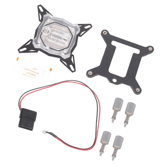 Zecic G1/4" Base Inner Channel PC Water Cooling Block For Intel 775/1150/1155/1156 CPU