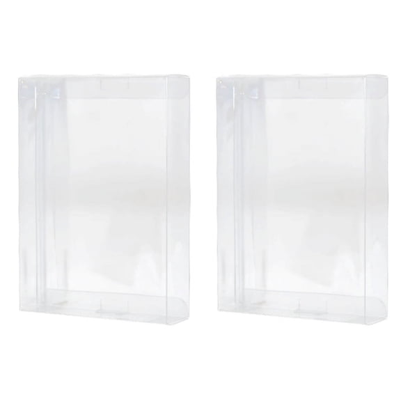 Zecic Game Plastic Display Case for SNES/N64 Game Boxes
