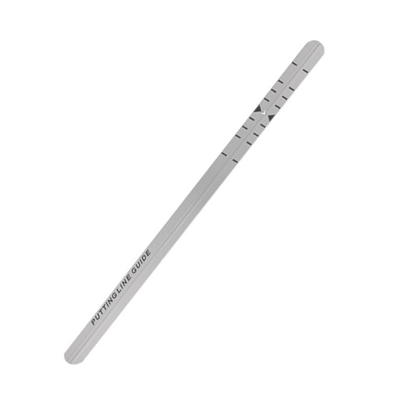 Zecic Golf Putting Ruler Portable Golf Putting Lines Guide Putter Light Weight Straight Ruler Improve Hitting Accuracy