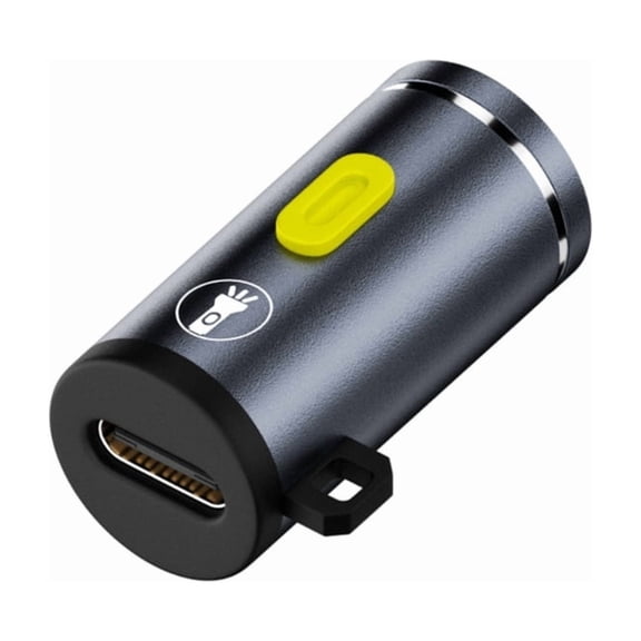 Zecic Hand Type C Input Mini Flashlights with Lanyard Hole For Convenience to Carry