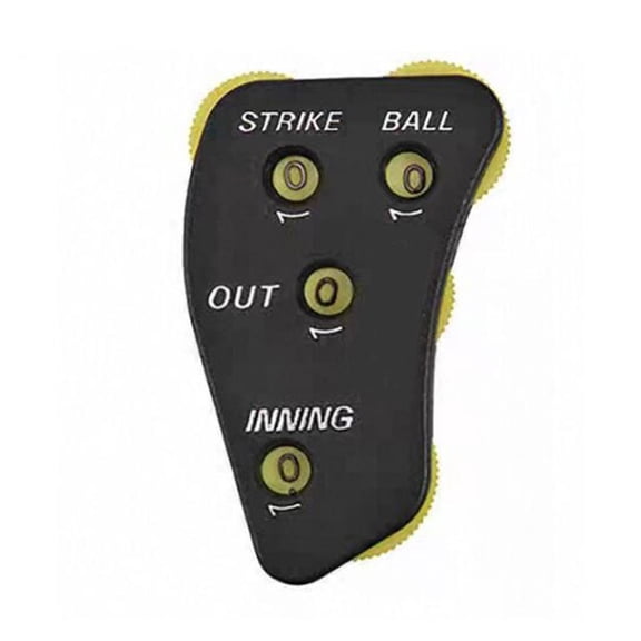 Zecic Handheld Baseball Softball Game Counter Portable Baseball Counter Clickers 4 Wheel Baseball Umpire Clickers Enduring