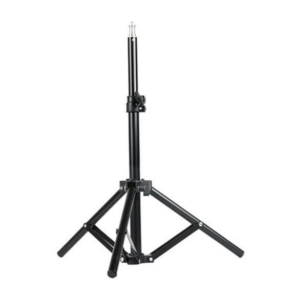 Zecic Heavy Duty Adjustable Light Stand with 1/4in Screw Foldable Design Secure Locking For Studio Lighting Stability