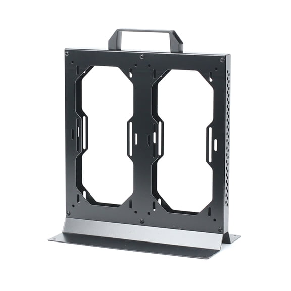 Zecic High Efficiency Two 240mm External Cooling Radiators Bracket Metal Mounting Frame for PC