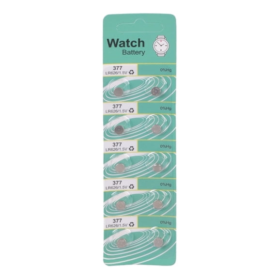 Zecic High Performances AG4 Button Cells Stable 1.5V Output LR626 Button Batteries
