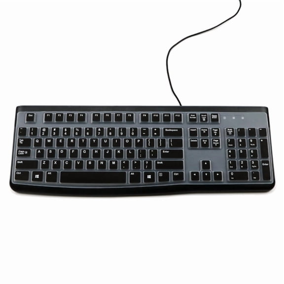 Zecic Keyboard Cover Thin Silicone Keyboard Cover for K120 MK120 Corded Keyboard