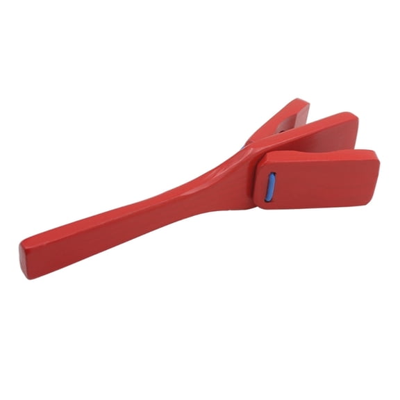 Zecic Kids Wooden Orff Clapper Castanets Percussion Toy Helps Develop Rhythm Skills