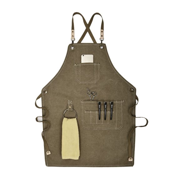 Zecic Kitchen Cooking Aprons Adjustable Bib Soft Chef Apron Professional Bib Aprons