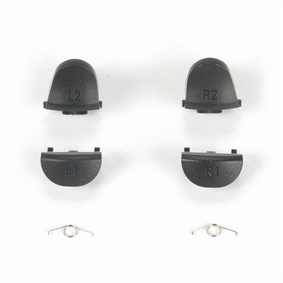 Zecic L1 R1 L2 R2 Trigger Buttons + Springs for JDM-040 Controller Gamepad Repair Parts