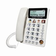 Zecic Loud Speaking Telephone Large Key Caller Identification For Senior