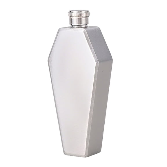 Zecic Modern Hexagonal Shape Nonrust Steel Liquor Flasks Delicate for Hiking Backpacks