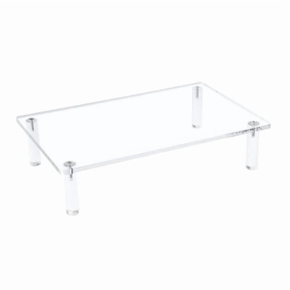 Zecic Monitor Stand Risers for Desk Organization Acrylic Laptop Computer Support Rack