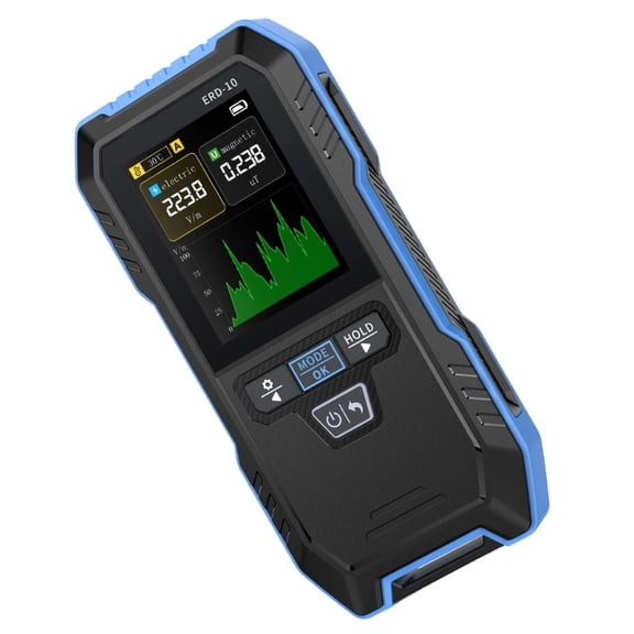Zecic Multifunction Electromagnetism Reader For Detecting Electric Magnetic Fields And Radio Frequencies