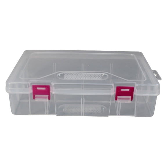 Zecic Multifunctional Plastic Storage Container Puzzle Component Screw Organizer Ideal For Sewing Supplies And Small Parts