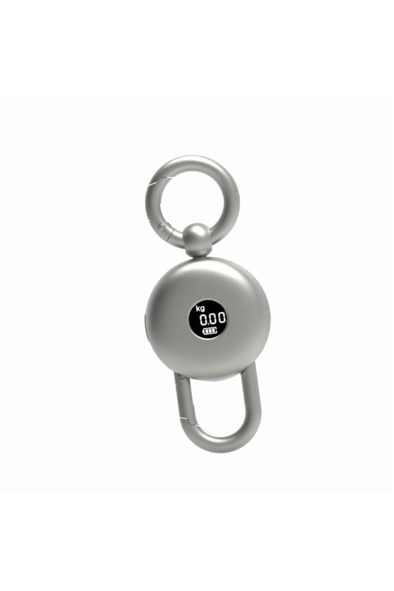 Multipurpose Alloy Keychain with Clear Display Weighing Device Pendant Keyring