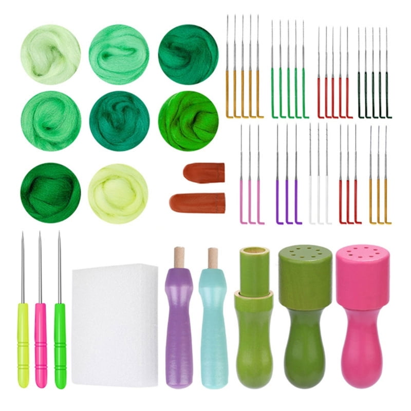 Zecic Needle Felting Starter Kits Craft Supplies Needle Felting Set with Felting Tool