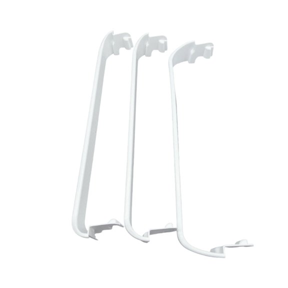 Zecic Permanent Refrigerator Door Shelf Support Rod 4 1/2 Foot Depth Measurement Essential ABS