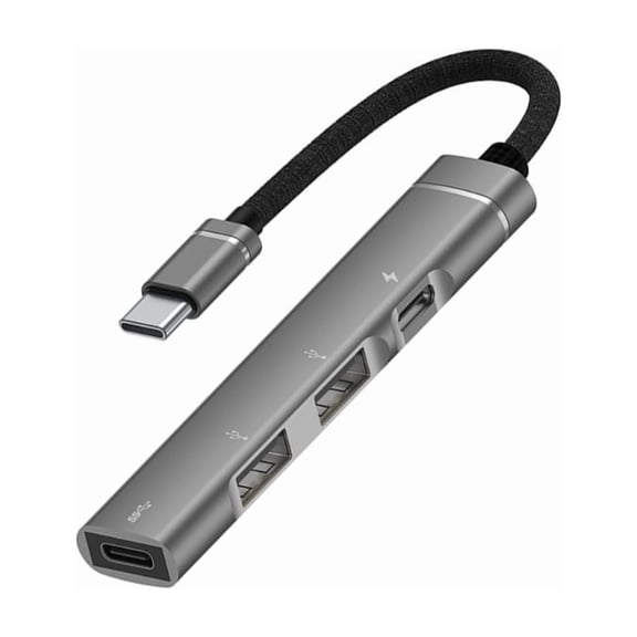 Zecic Portable USB C to USB A Hubs PD Charging OTG Support Fast speed Data Transfer Aluminum