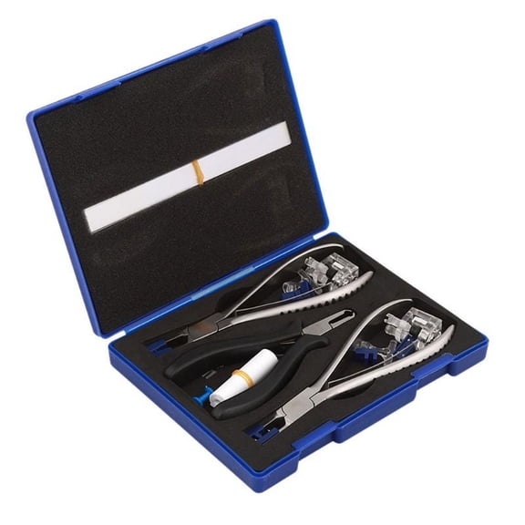 Zecic Professional Frameless Eyeglasses Tool Pliers Set Rimless Disassembly Frames Optical Gadget Kit for Repair Glasses Frame