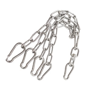 Zecic Punching Bag Hanger Connecting Hook Chain Stainless Steel Swivels Chain with Hook