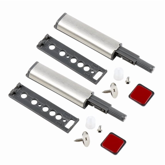 Zecic Quiet Push To Open Cabinet Door ClosersWith Stainless Steel For Bathroom