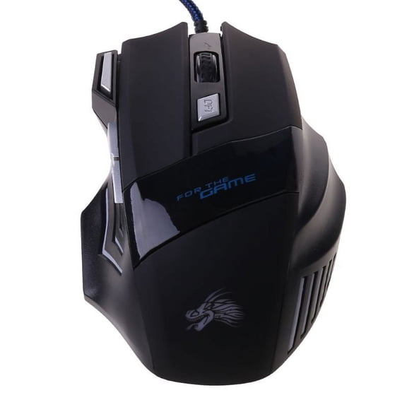 Zecic RGB Wired Gaming Mouse RGB Spectrum Backlit Ergonomic Mouse for Griffin Programmable with 7 Backlight Modes up to 3200 D