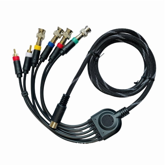 Zecic RGBS/RGB Cable Component Cord Flexible Cable User friendly Cord for MD1 Consoles