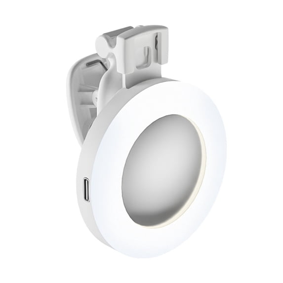 Use Led Light Bulbs Zecic Rings Light for Laptop Desk Clip On,Small Computer Video ...