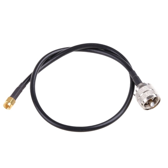 Zecic SMA Male to UHF PL259 RG58 Coaxial Jumper Cable for Portable Network Analyzer Antenna Spectrum Analyzer SWR Meter Tester