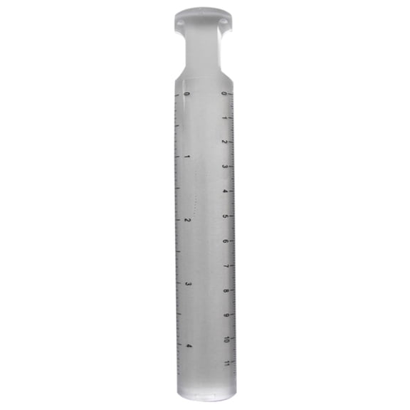 Zecic Small Acrylic Magnifier Rulers with 2X Power Metric Royal Scale for Professional & Person Use In Daily Projects
