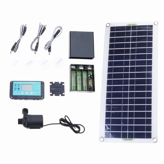Zecic Solar Water Pump 100W Panel Accessory for Garden Pond Fountains Hydroponics