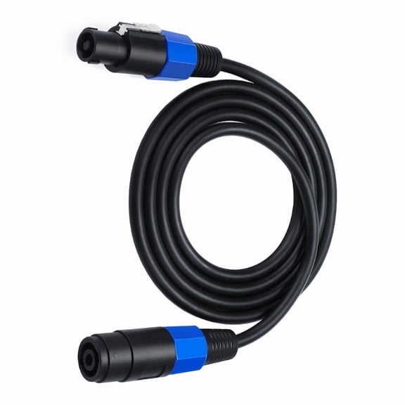 Zecic Speaker Cable Male to Female Speakon Cable Professional Audio Cord DJ Speaker Cable Wire with Twist Lock