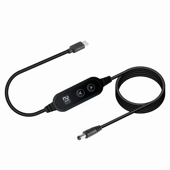 Zecic Type C to DC5.5x2.1mm Power Cable USB C Adapter Wire 5~20V for Electronics, Feature Easy Plug and Play Design