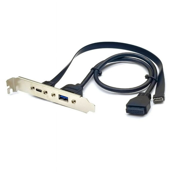 Zecic Type E to Type C Female Cable Expand USB3.2 Port with Fast Data Transfer and Power Delivery