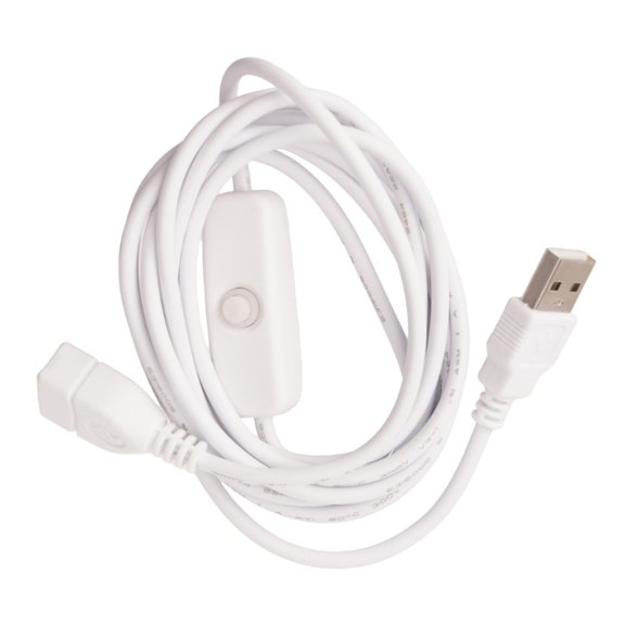Zecic USB 2.0 Male to Female Extension Data Cable With ON/OFF Switch for PC Laptop