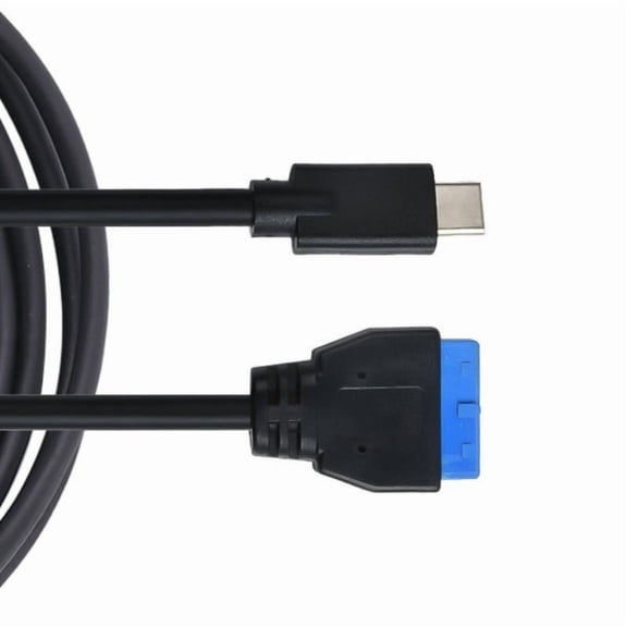 Zecic USB C to IDC20P Front Panel Header to USB C Type C Male to IDC20P Female
