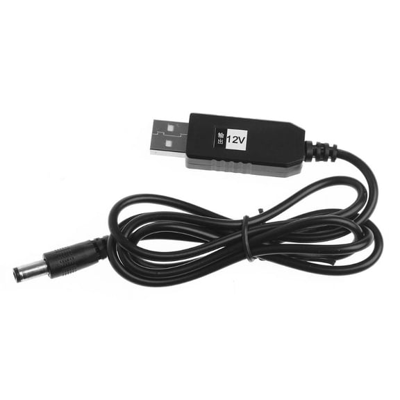 Zecic USB Cable DC 5V Boost to 12V Voltage Converter USB Power Boost Line Step Up