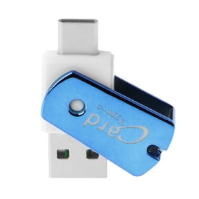 Zecic USB Compact Flash Data CableUSB 3.1 Type C Ports to Micro SD TF Card Reader