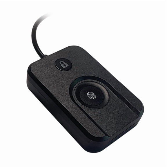 Zecic USB Fingerprints Authentication Device Supports 10 Fingerprints Per Account Win 10/11 Compatible Instants Locks Function ABS Construction
