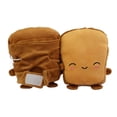 thumbnail image 1 of Zecic USB Heater Gloves 1Pair Cute Bread Toast Shape Hand Warmers Fingerless Gloves, 1 of 12