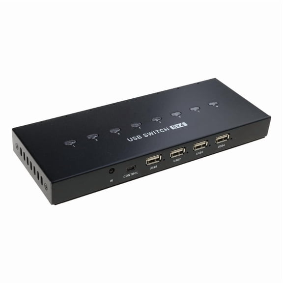 Zecic USB Manual Sharing Switching 8 Port USB Converters Splitter for 8 PC Share USB Printer