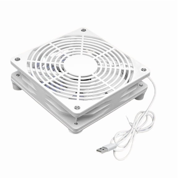 Zecic USB Power 120mm Cabinet Cooling Fan Waterproof Housing For Networking Equipment