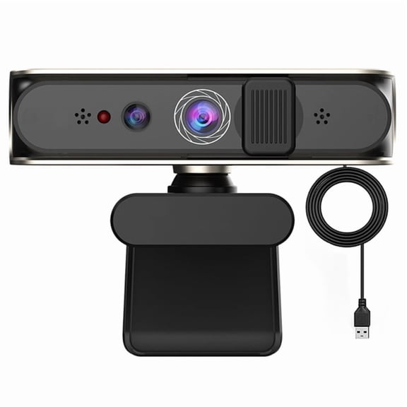 Zecic USB WindowsHello Camera 1080P 2 Microphones Rotatable for PC