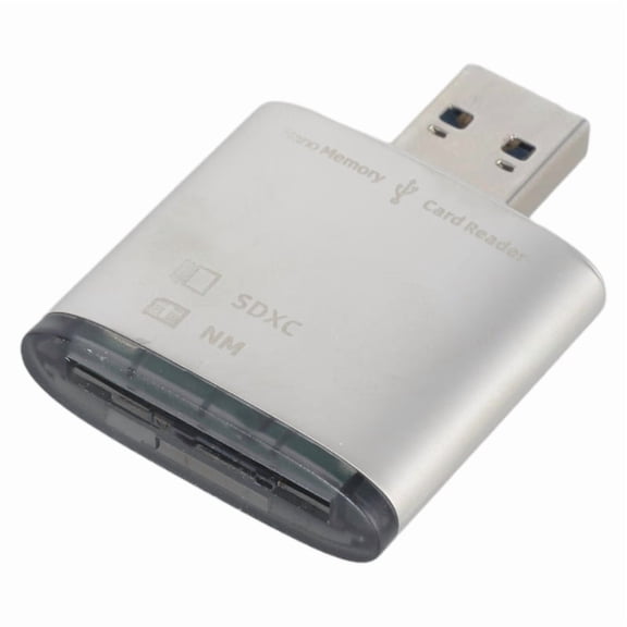 Zecic USB2.0/USB3.0 to Card Reader Supports Various Memory Cards, Quick File Access Supports up to Memory Cards