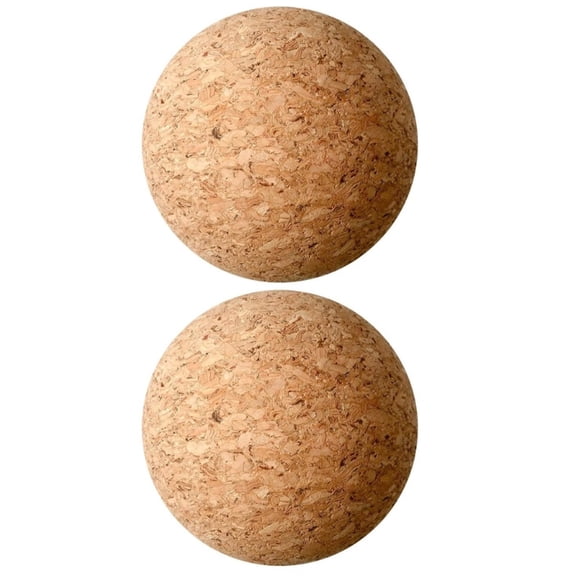 Zecic Wine Cork Ball Wooden Stoppers Reusable Stopper 2pcs/set for Bottle Replacement